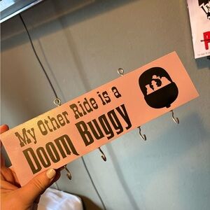 Haunted Mansion Doom Buggy Wall Hook Key Rack